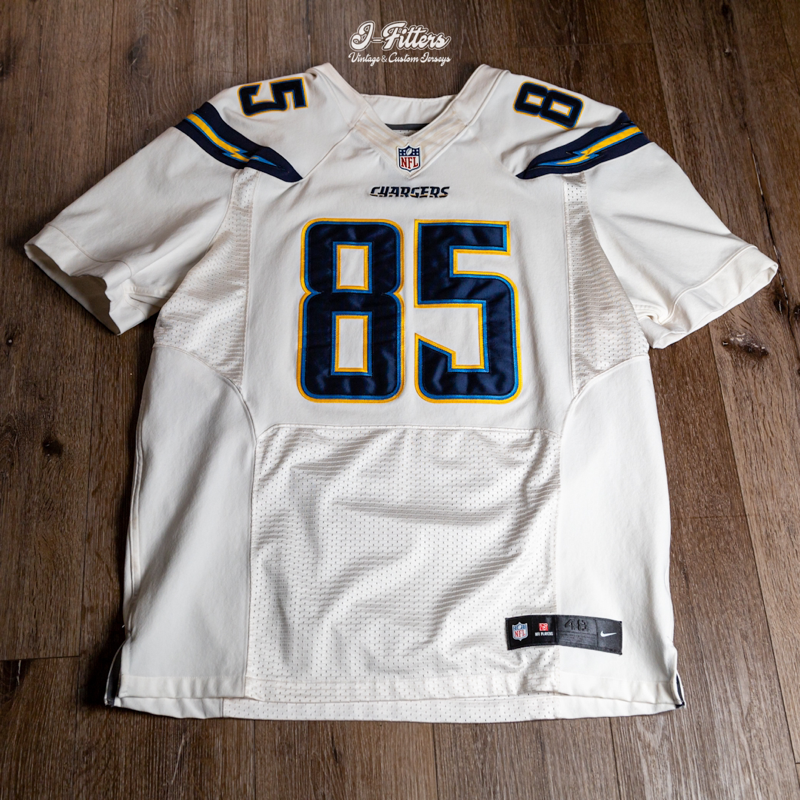 DAN FOUTS CUSTOM SAN DIEGO CHARGERS THROWBACK B JERSEY