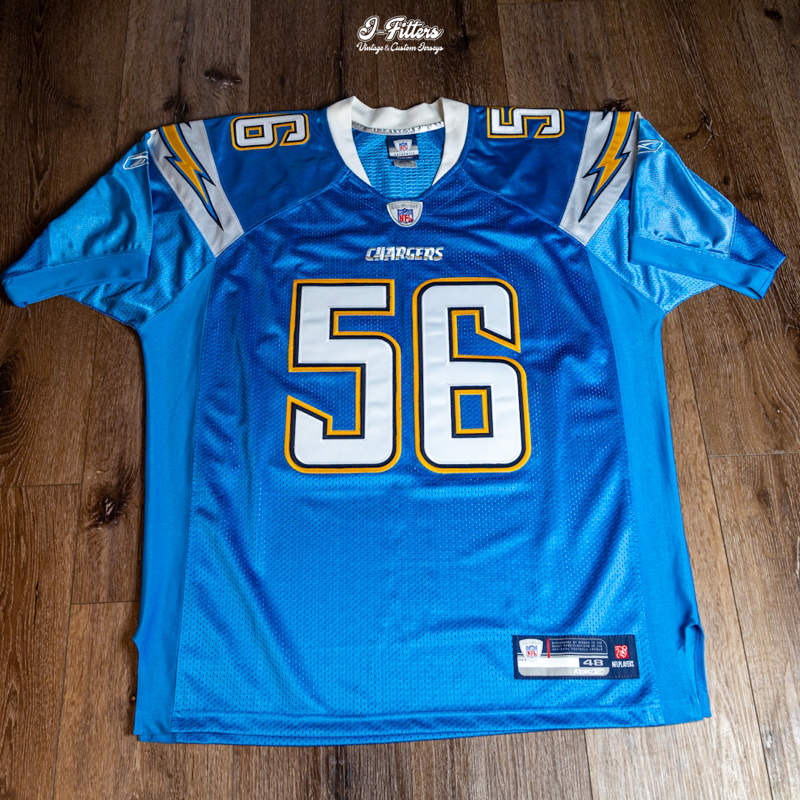 Chargers Philip Rivers Authentic Reebok NFL Football Jersey-50th Anniv. Sz  48